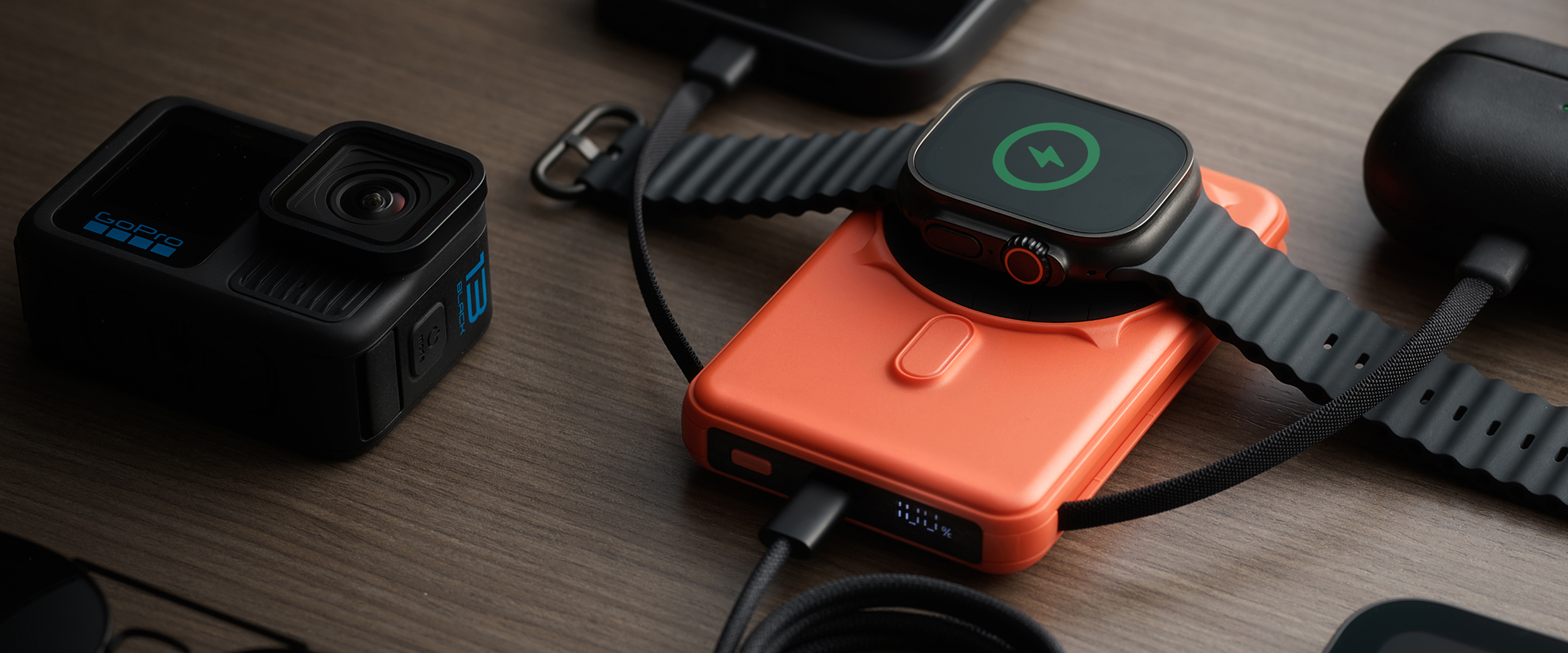 Garmin Edge bike computer + power bank + write novels in style