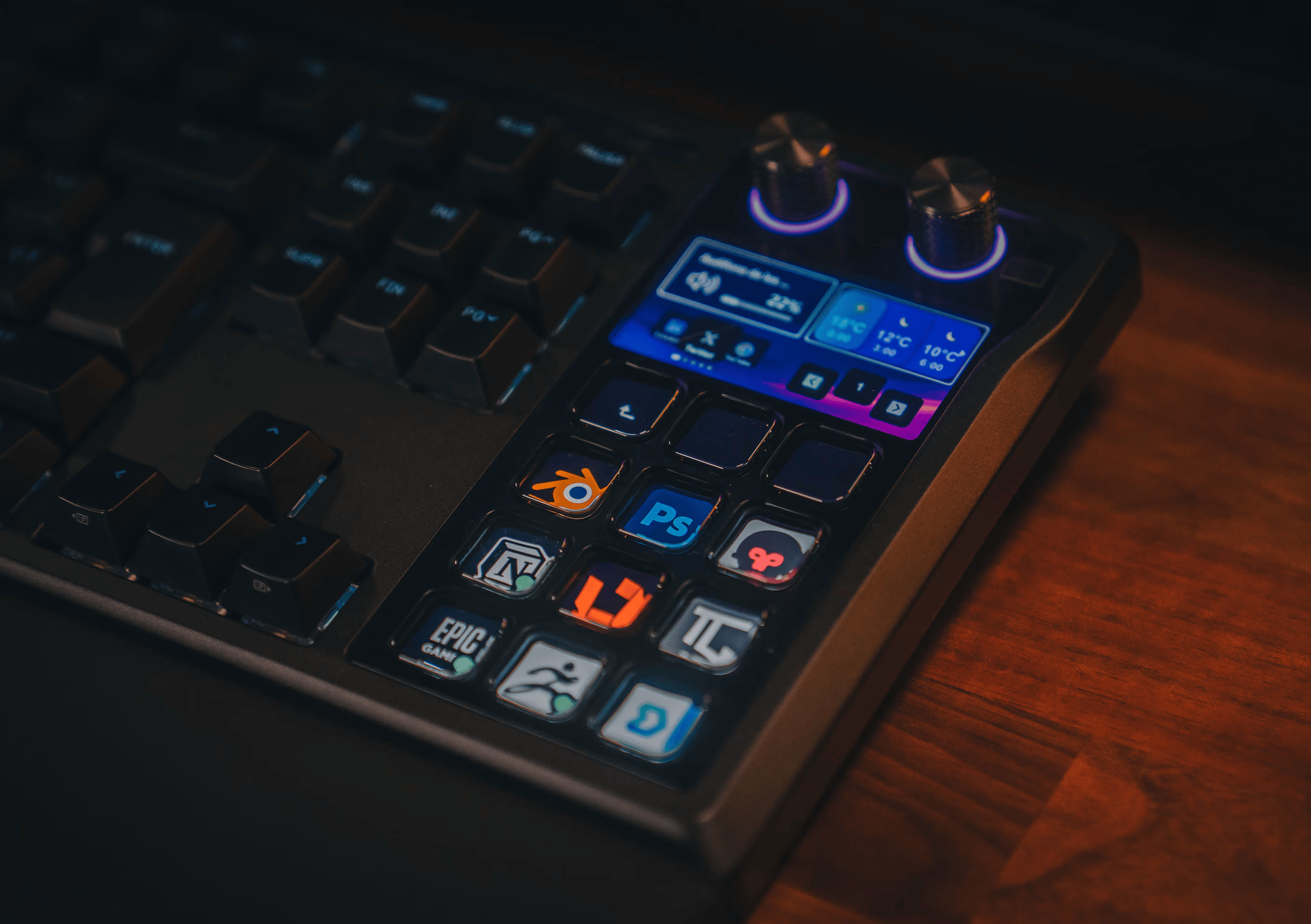 keyboard heaven with buttons and knobs (9/10 | 9/10) + put a computer in your pocket (7/10 | 7/10) + rest your feet in style (8/10|6/10) + BONUS