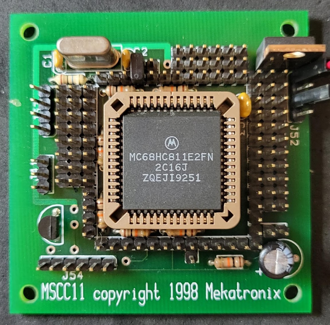 An oldie but a goodie. Interacting with a Motorola 68HC11 micro-controller using a windows 11 host.