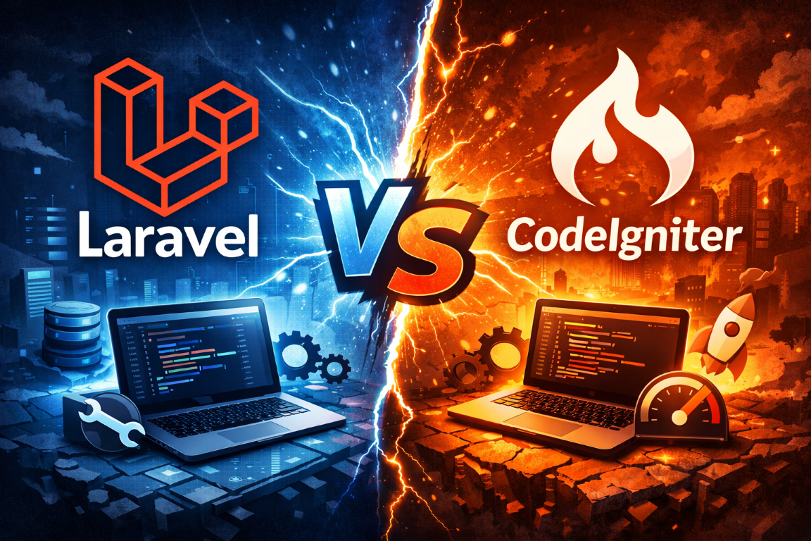 Laravel vs CodeIgniter: A Technical, Strategic and Philosophical Comparison